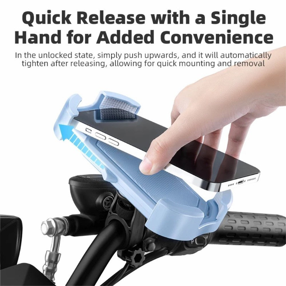 Phone Holder for Bicycle (Max. Mobile: 170mm) - Bicycle Handlebar - Black