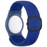 AirTag Braided Fabric Strap - Blue