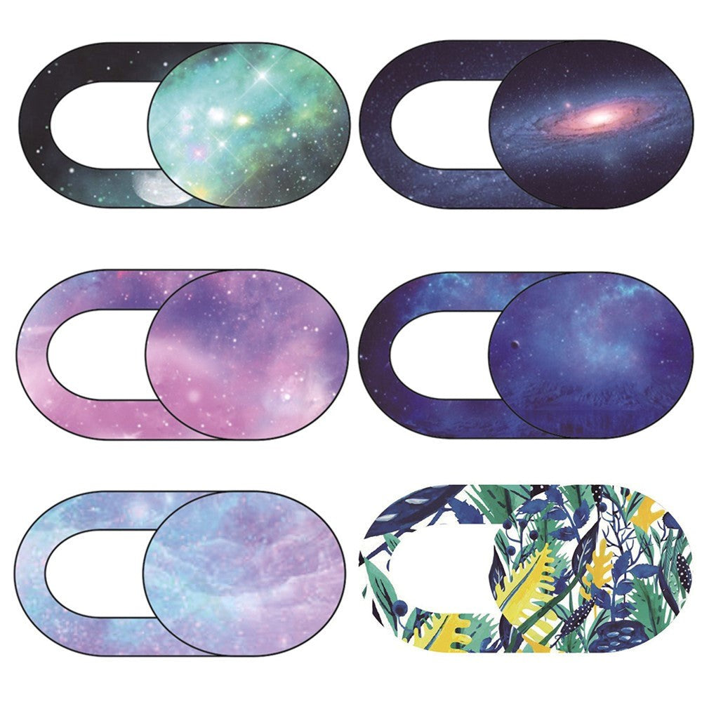 6 Pack Webcam Cover with Motif