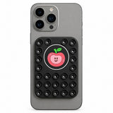 Silicone Suction Cup Phone Holder with Apple - MagSafe Compatible - Black