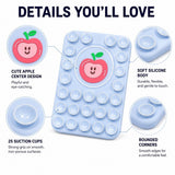 Silicone Suction Cup Phone Holder with Apple - MagSafe Compatible - Pink