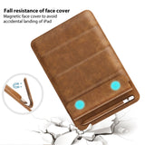 iPad 9.7 / 10.2 / 10.5 / 11" (19cm x 26cm x 7mm) Leather Shockproof Tablet Sleeve - Brown