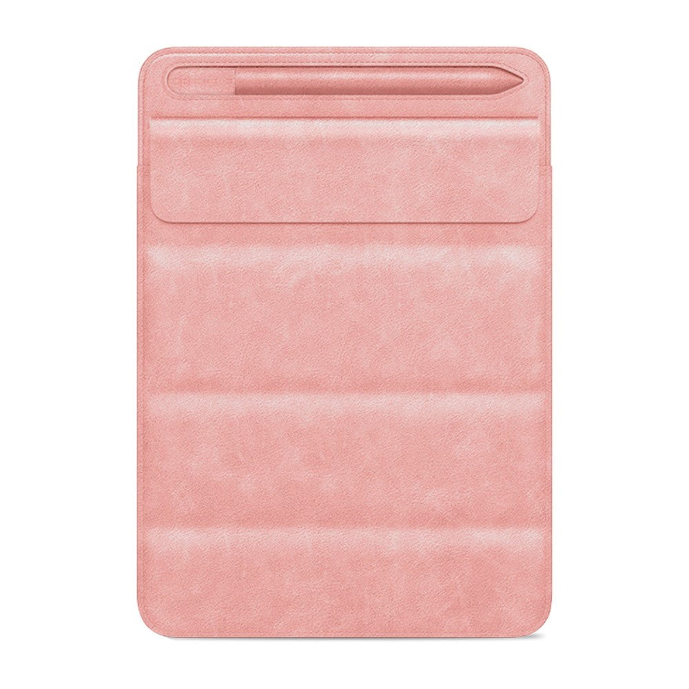 iPad 9.7 / 10.2 / 10.5 / 11" (19cm x 26cm x 7mm) Leather Shockproof Tablet Sleeve - Pink