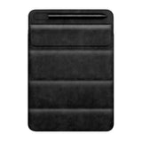 iPad 9.7 / 10.2 / 10.5 / 11" (19cm x 26cm x 7mm) Leather Shockproof Tablet Sleeve - Black