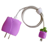 Silicone Protector for Apple 18W / 20W Charge - Tulip - Purple