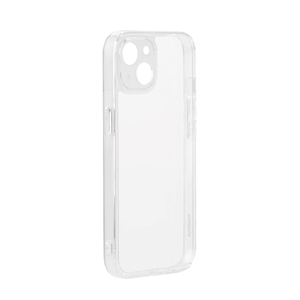 MOMAX iPhone 13 Mini Flexible Plastic Case w. Glass Back - Transparent