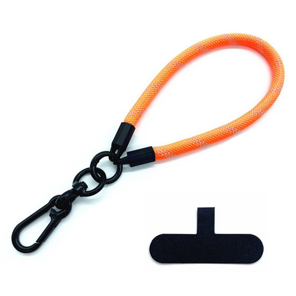 Polyester Wrist Strap with Insert Plate - 30cm - Orange