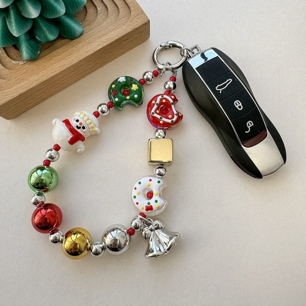 30cm Wrist Strap with Carabiner - Christmas Theme