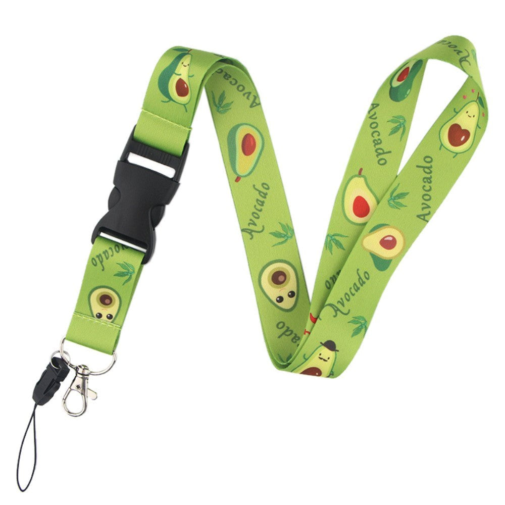 Key Hanger with strap and Carabiner Lock - Avocado