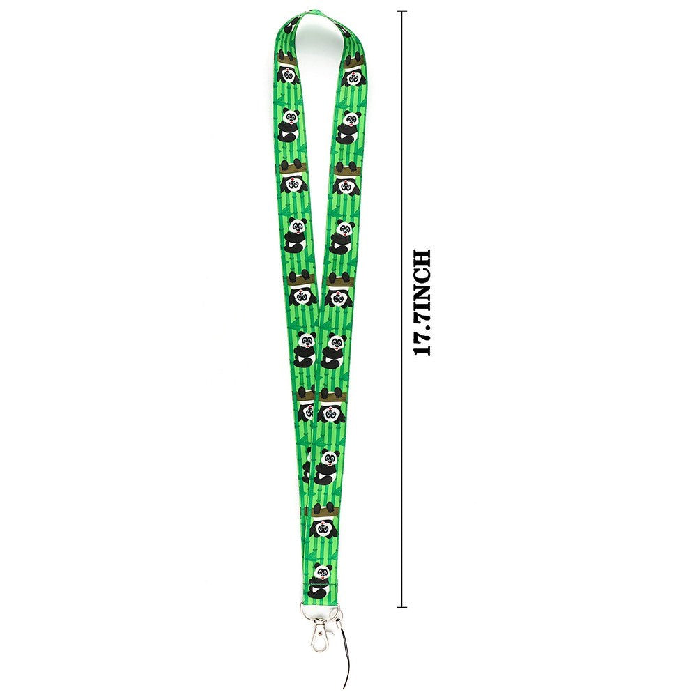 Key Hanger with strap and Carabiner Lock - Panda