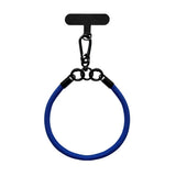 Braided Polyester Wrist Strap - incl. Insert Plate - 30cm - Blue