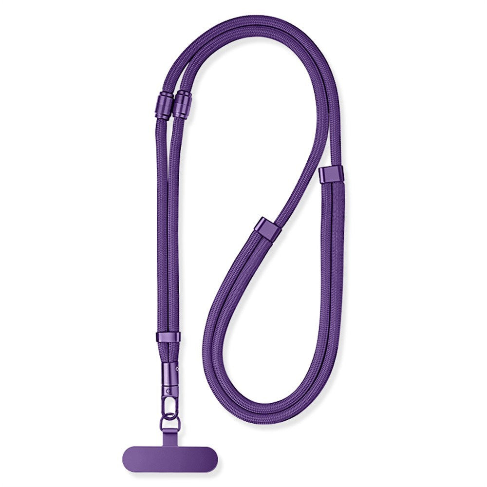 3-in-1 Nylon Phone Strap - 150cm / 50cm - Purple