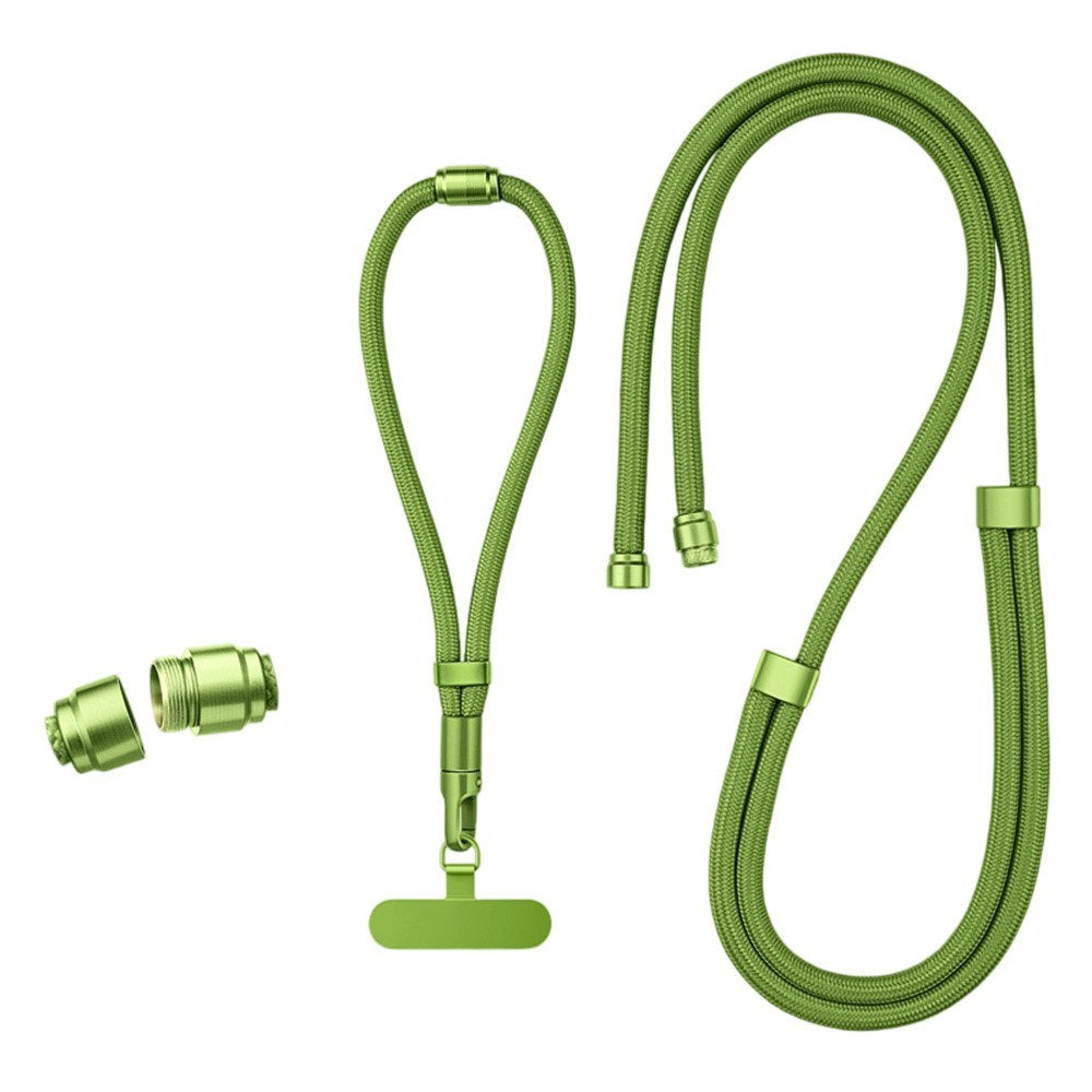 3-in-1 Nylon Phone Strap - 150cm / 50cm - Green