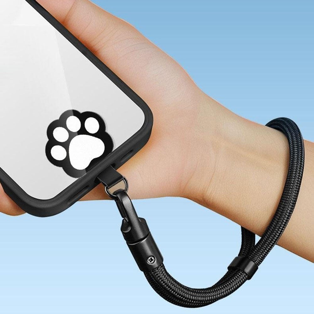 Cat Paw Insert Plate for Phone Strap - Red