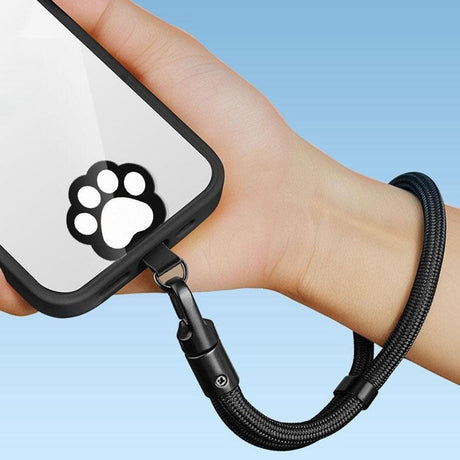 Cat Paw Insert Plate for Phone Strap - Pink