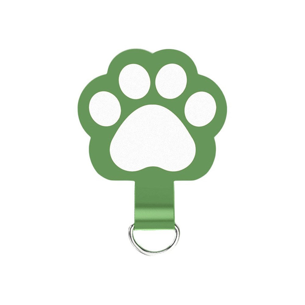 Cat Paw Insert Plate for Phone Strap - Green