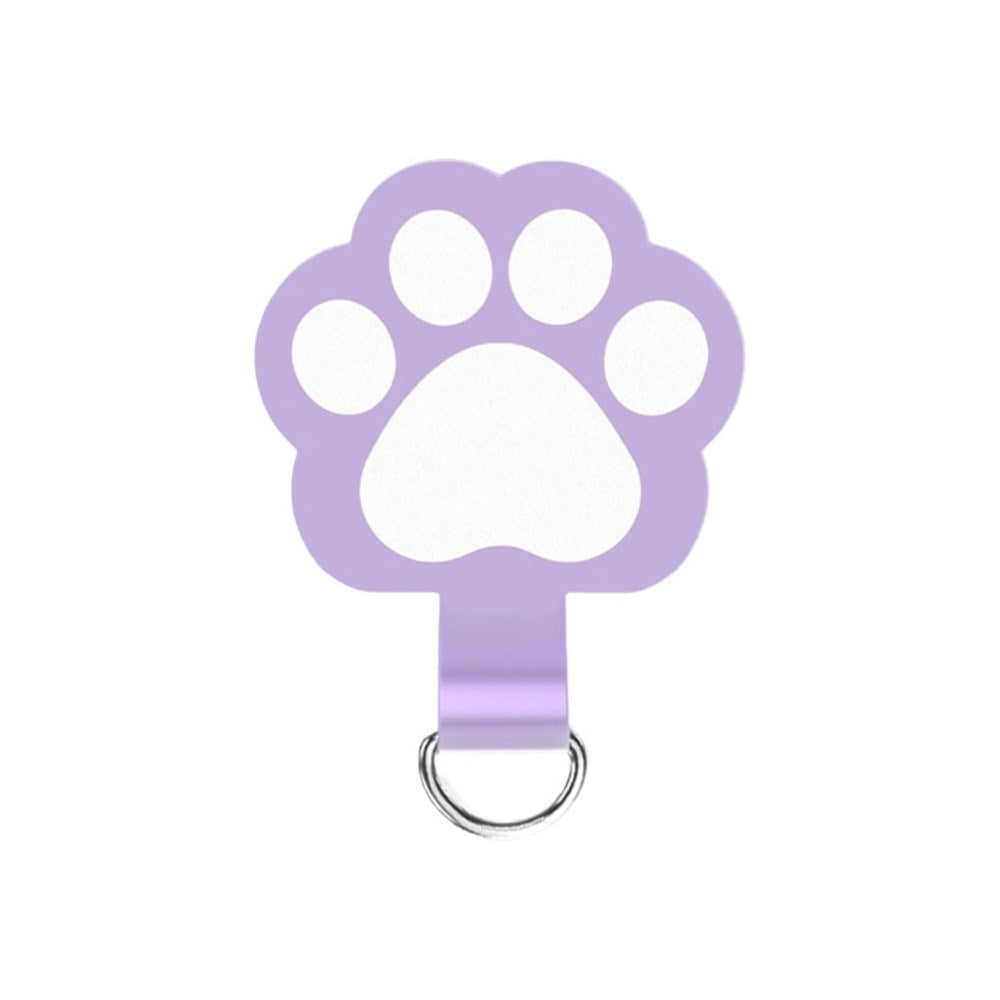 Cat Paw Insert Plate for Phone Strap - Light Purple