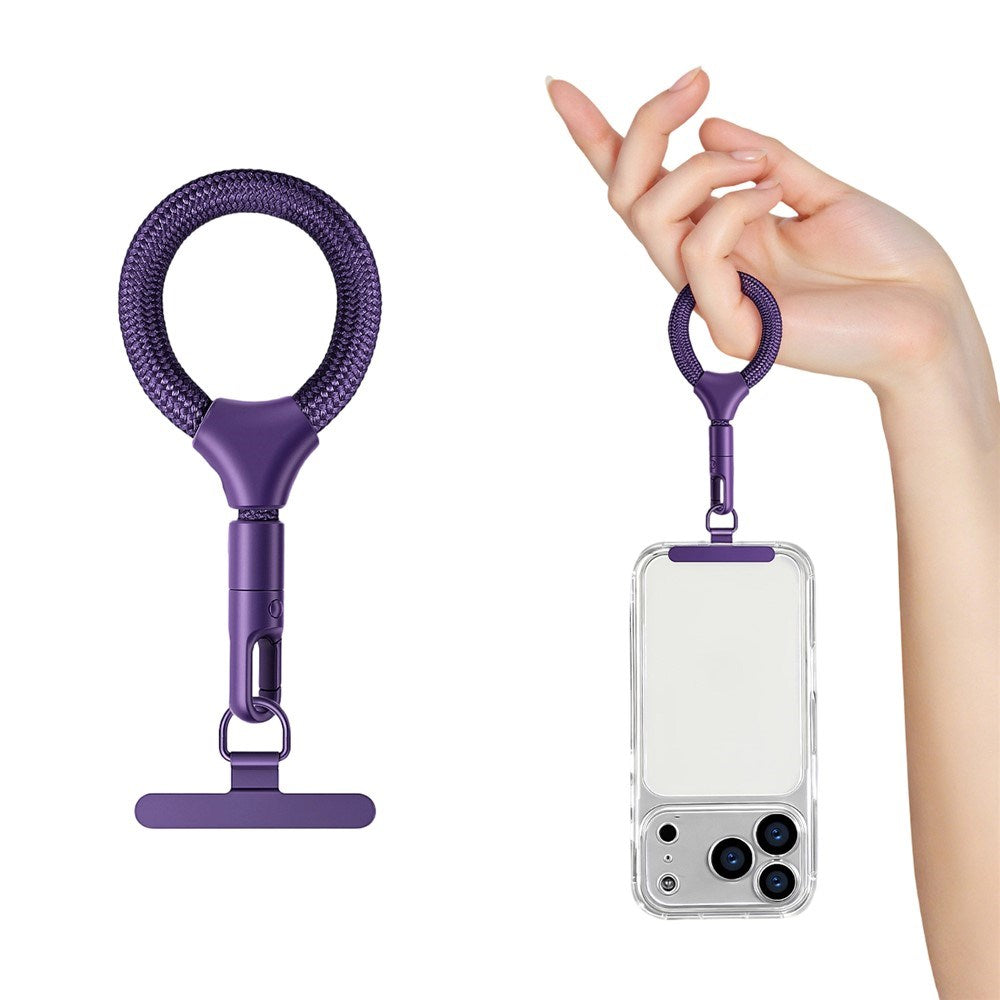 Polyester Phone Finger Strap - 10cm - Purple