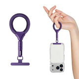 Polyester Phone Finger Strap - 10cm - Purple