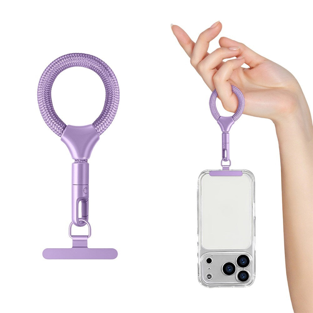 Polyester Phone Finger Strap - 10cm - Light Purple