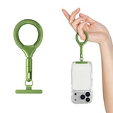 Polyester Phone Finger Strap - 10cm - Green