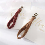 Key Lanyard / Wrist Strap 18cm - Textile - Red