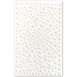 Decorative 3D Stickers for Phone & Crafting - 142 pcs. - White Pearls