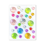 Self-Adhesive 3D Stickers - Multicolored - Round