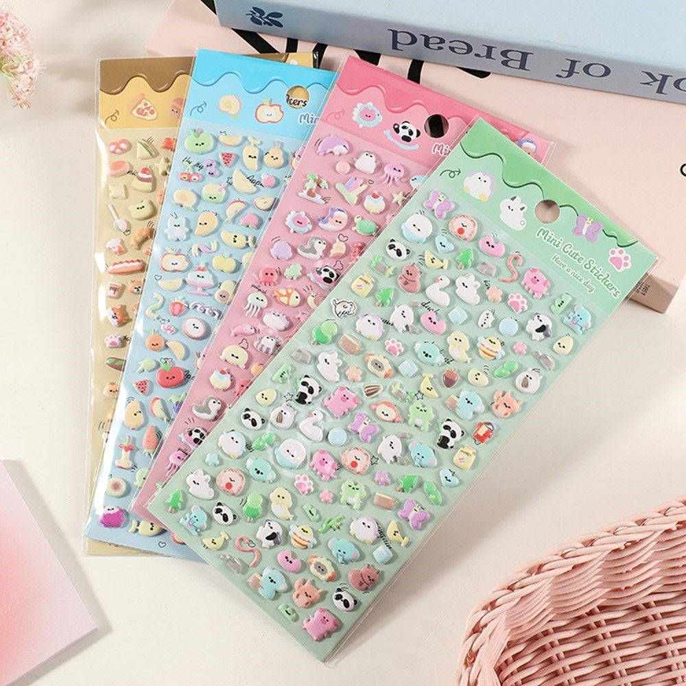Mini 3D Bubble Foam Stickers - Small Bunnies
