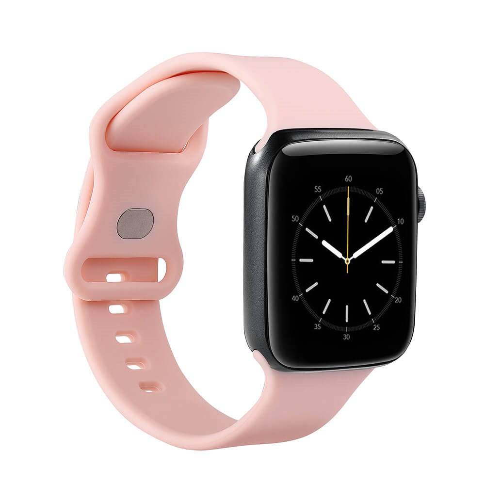 Apple Watch (38/40/SE/41/42mm) GEAR Silicone Watchband - Pink