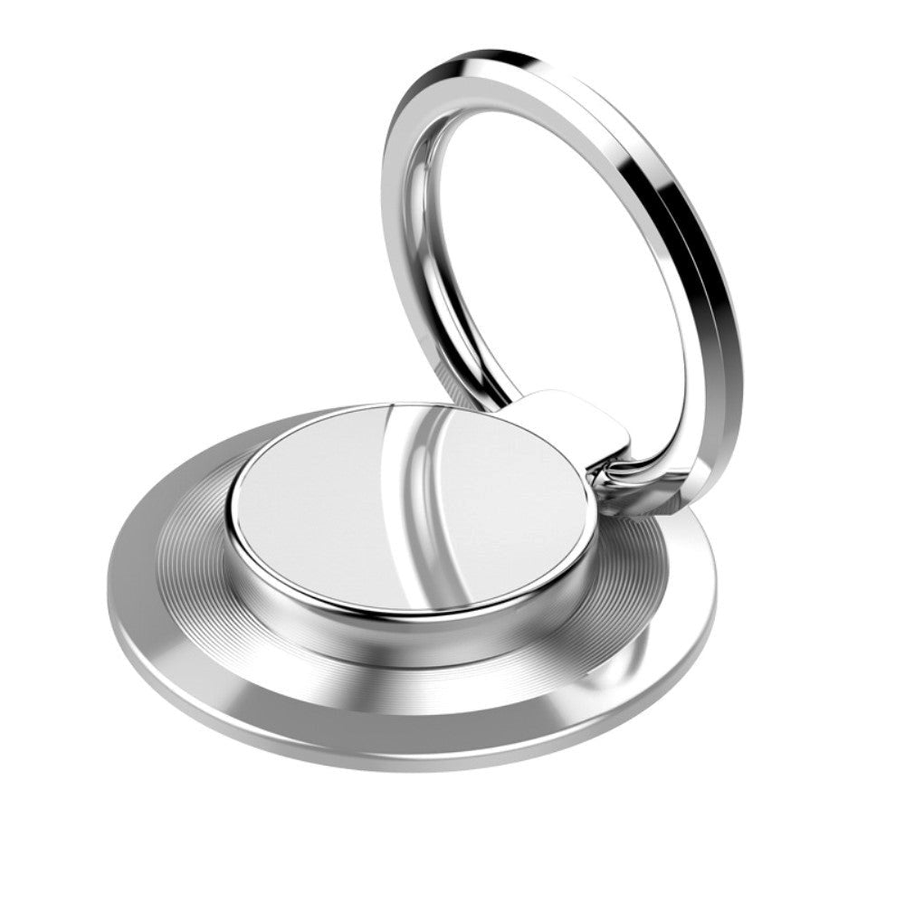 Smartphone Finger Ring with 3M Adhesive - Magnetic - Silver