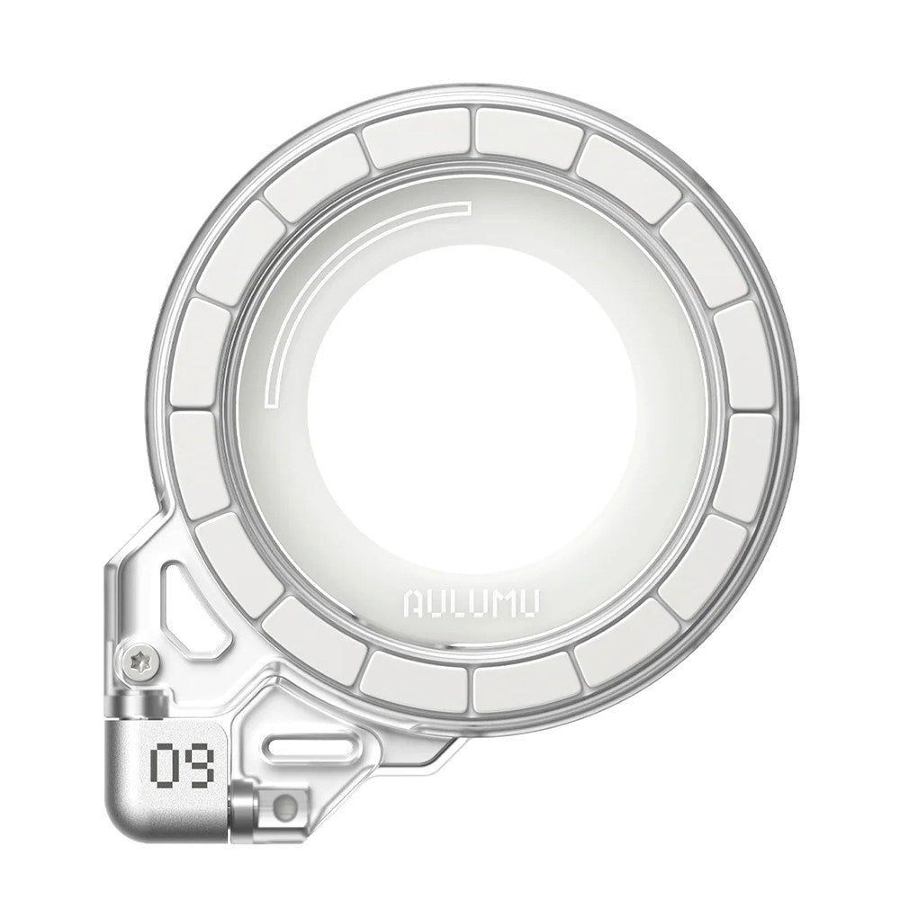 AULUMU Magnetic 360° Rotating Mobile Holder with Z-Axis - MagSafe Compatible - White