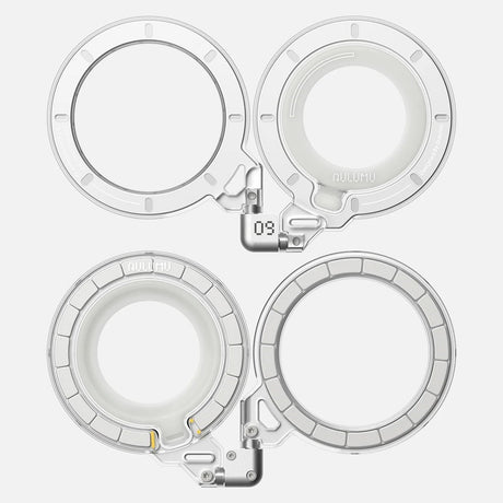 AULUMU Magnetic 360° Rotating Mobile Holder with Z-Axis - MagSafe Compatible - White
