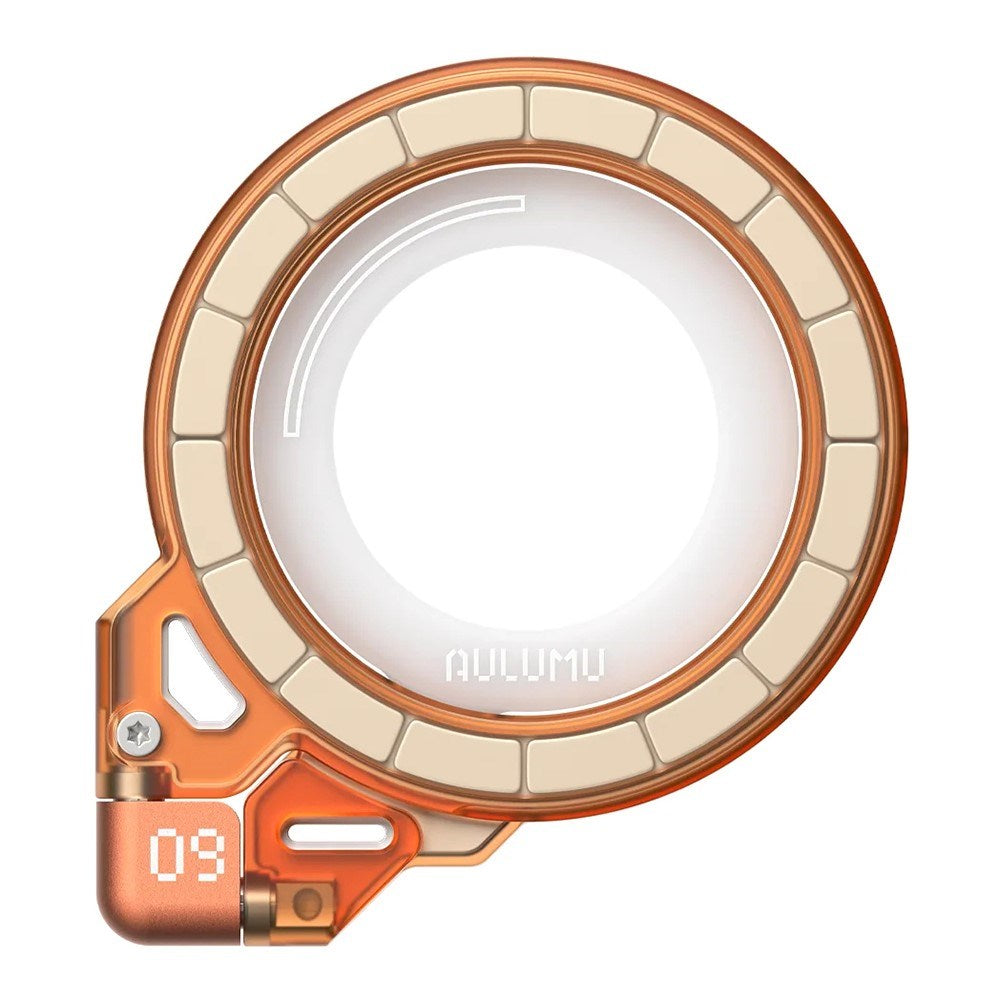 AULUMU Magnetic 360° Rotating Mobile Holder with Z-Axis - MagSafe Compatible - Orange