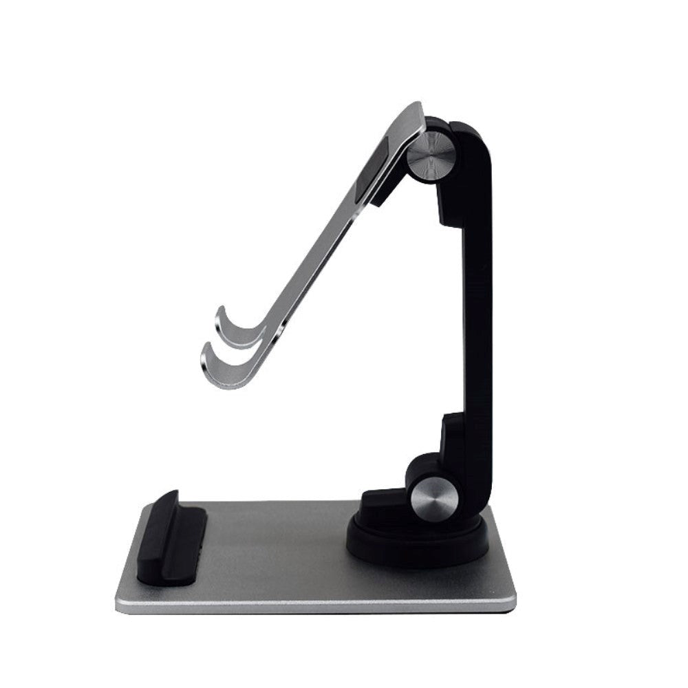 Rotatable Aluminum Stand For Tablet / Mobile - Space Grey