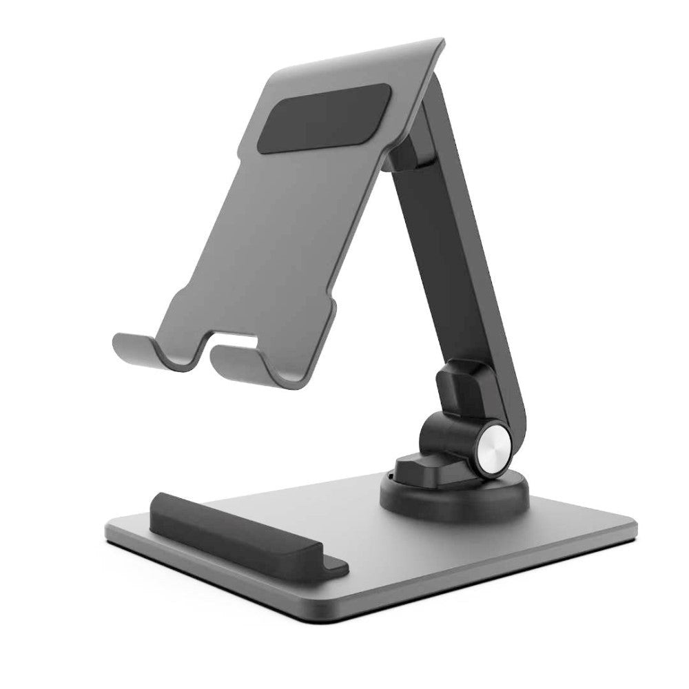 Rotatable Aluminum Stand For Tablet / Mobile - Space Grey