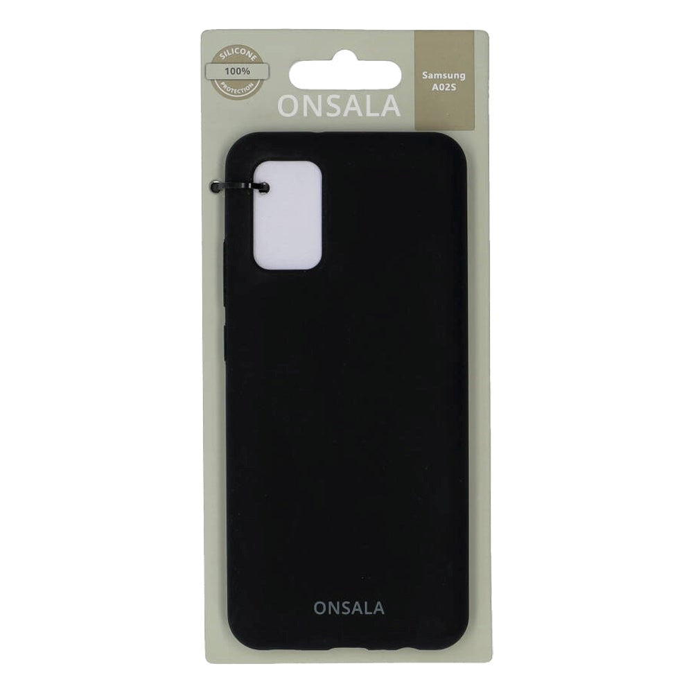 Samsung Galaxy A02s Gear Onsala Collection Liquid Silicone Case - Black