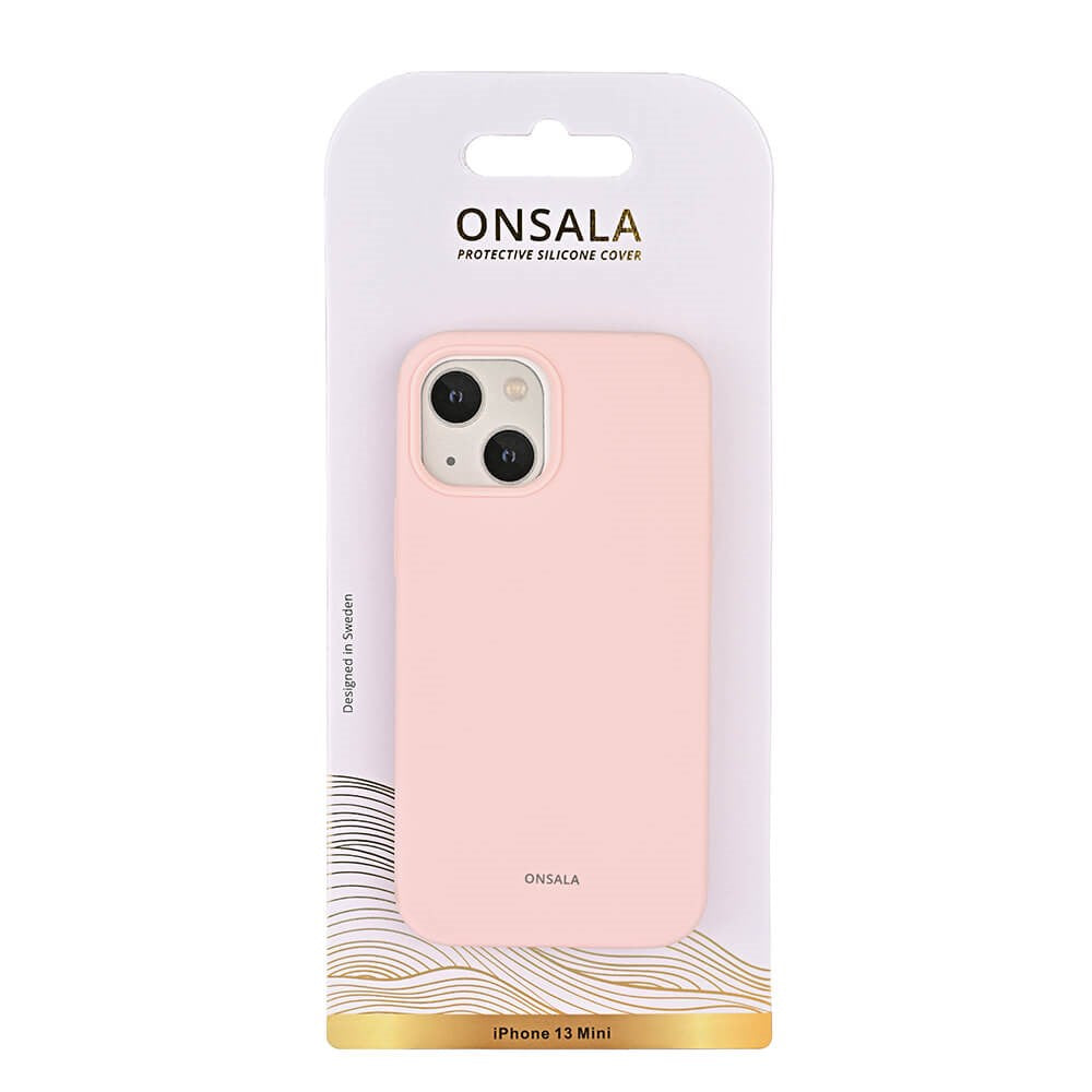 iPhone 13 Mini Gear Onsala Collection Liquid Silicone Case - Chalk Pink