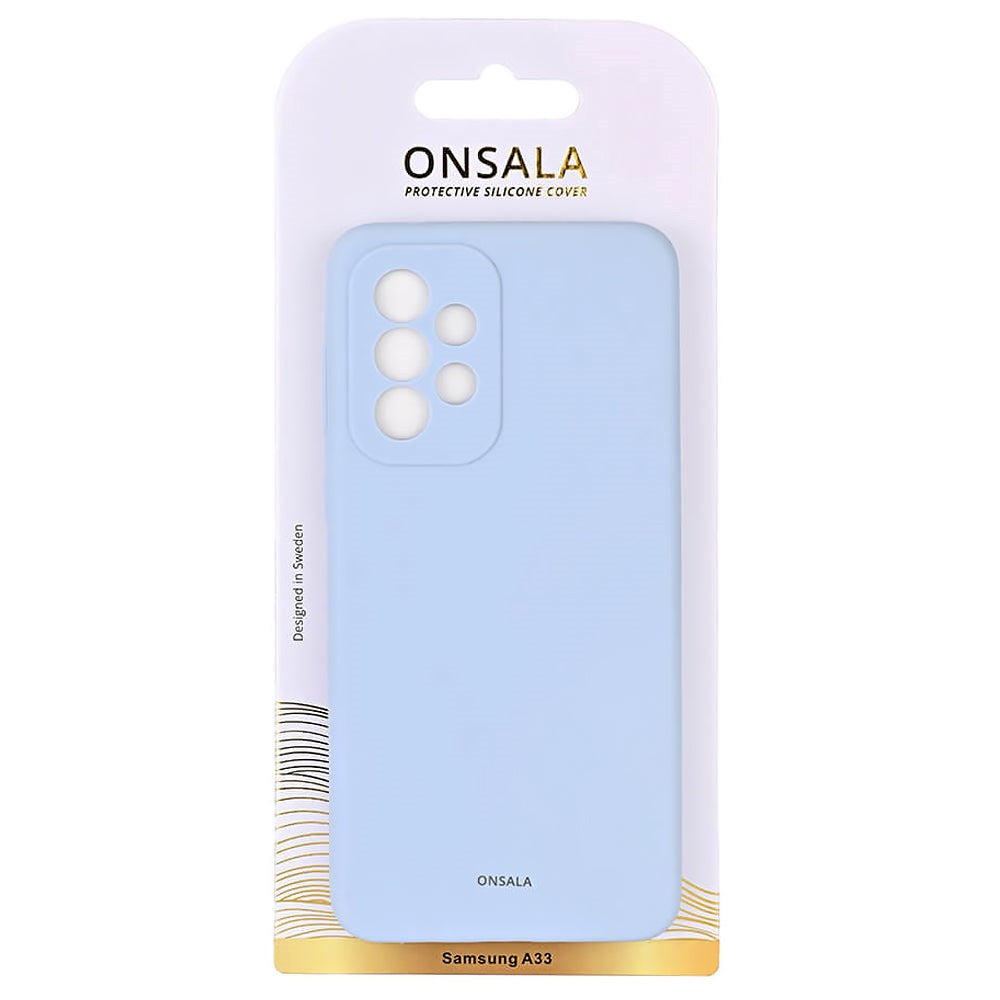 Samsung Galaxy A33 (5G) Gear Onsala Collection Liquid Silicone Case - Light Blue