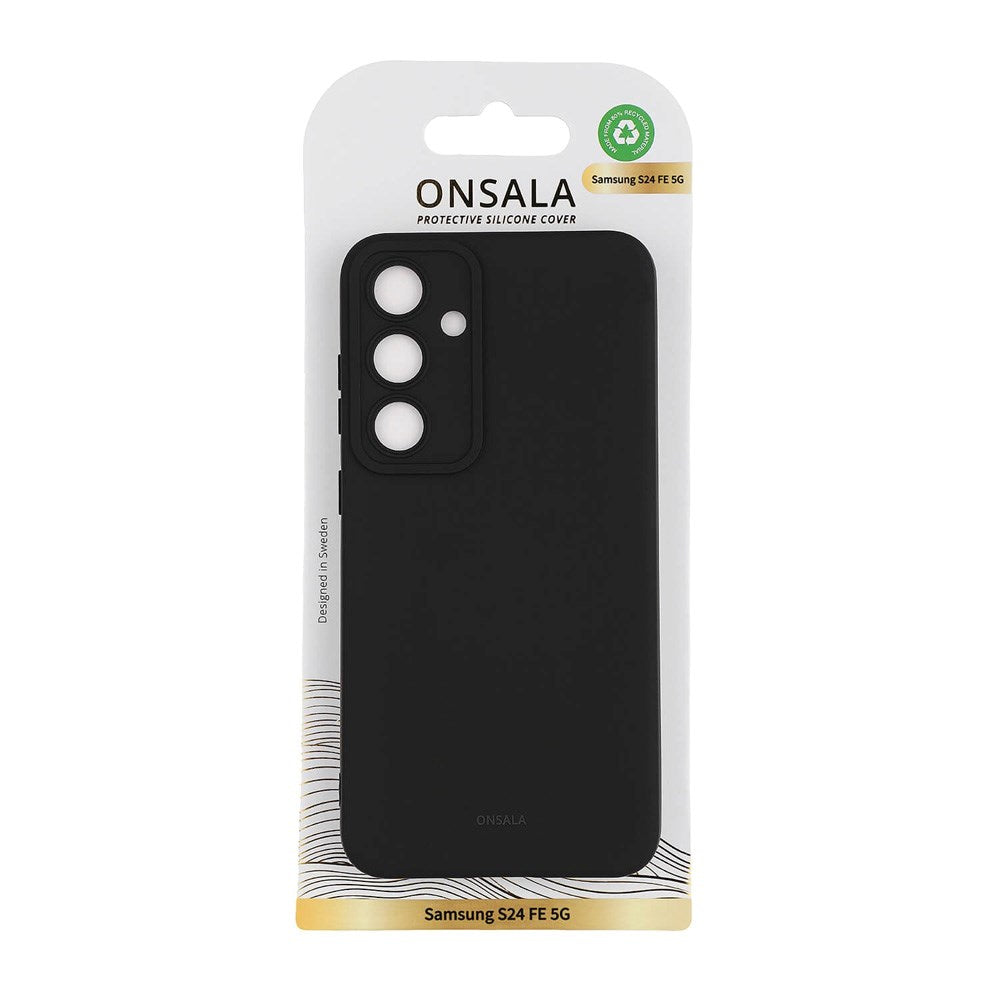 GEAR ONSALA Silicone Case - Samsung Galaxy S24 FE - Black