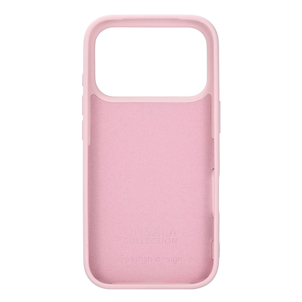 iPhone 17 Pro Onsala Silicone Case - Chalk Pink