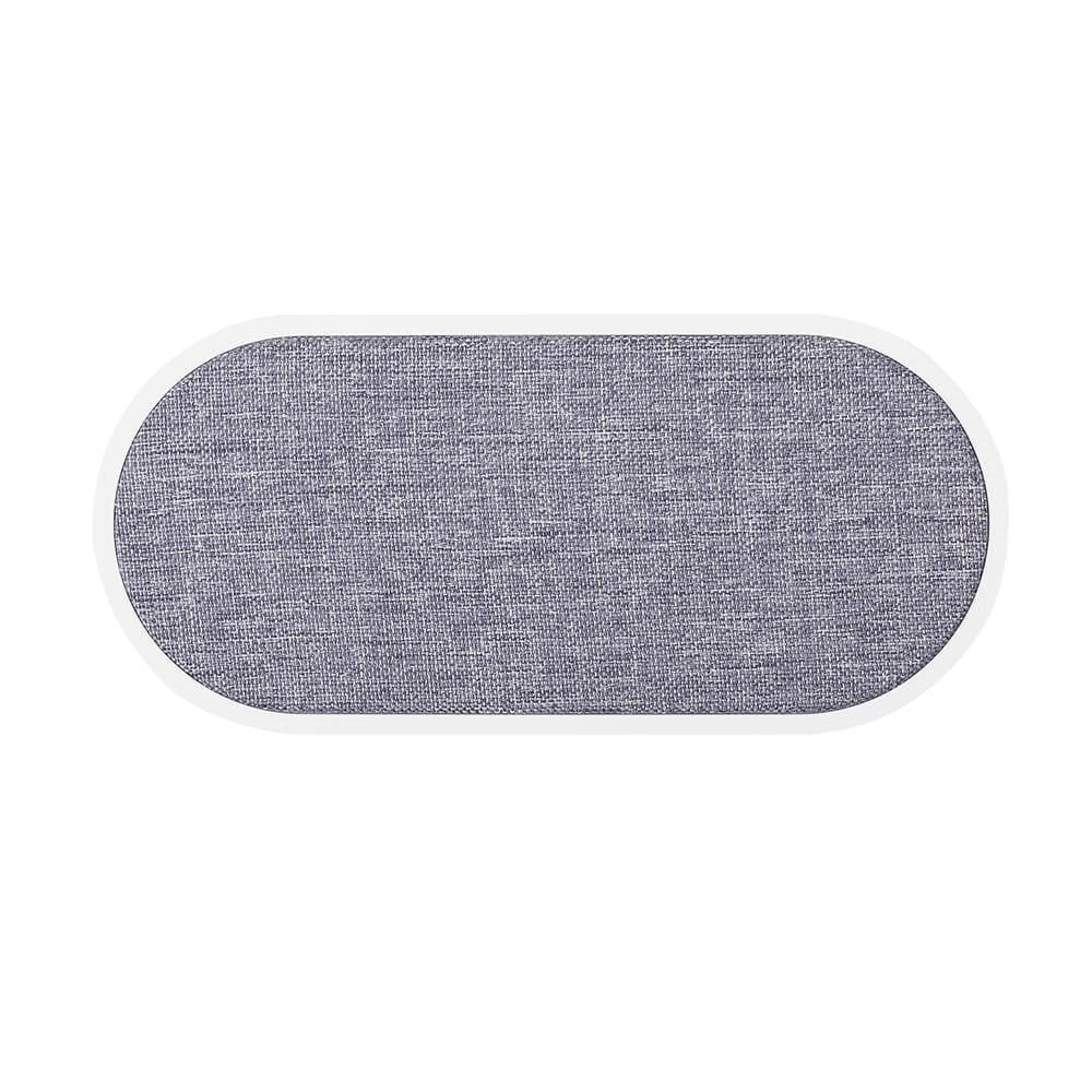 GEAR 20W Wireless Charger with Textile - 2 x 10W - White / Grey