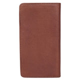 Buffalo Wallet Genuine Leather Universal Case with Wallet (Max. Mobile: 160 x 75mm) - Brown