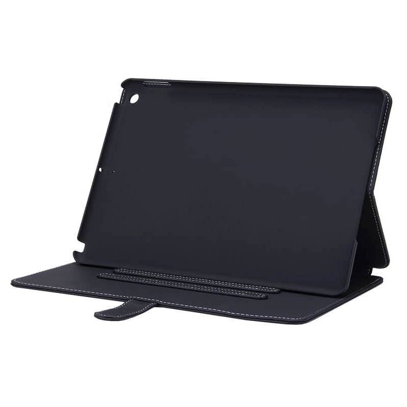 iPad 10.2" (2021 / 2020 / 2019) - Gear Onsala Collection Genuine Leather Case - Black