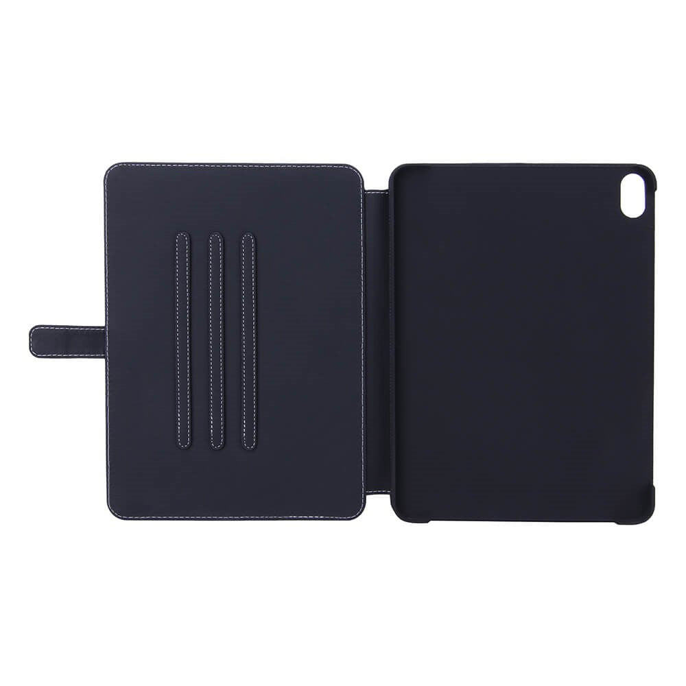 iPad Air 10.9-11" (2024-2020) GEAR Onsala Genuine Leather Flip Case - Black