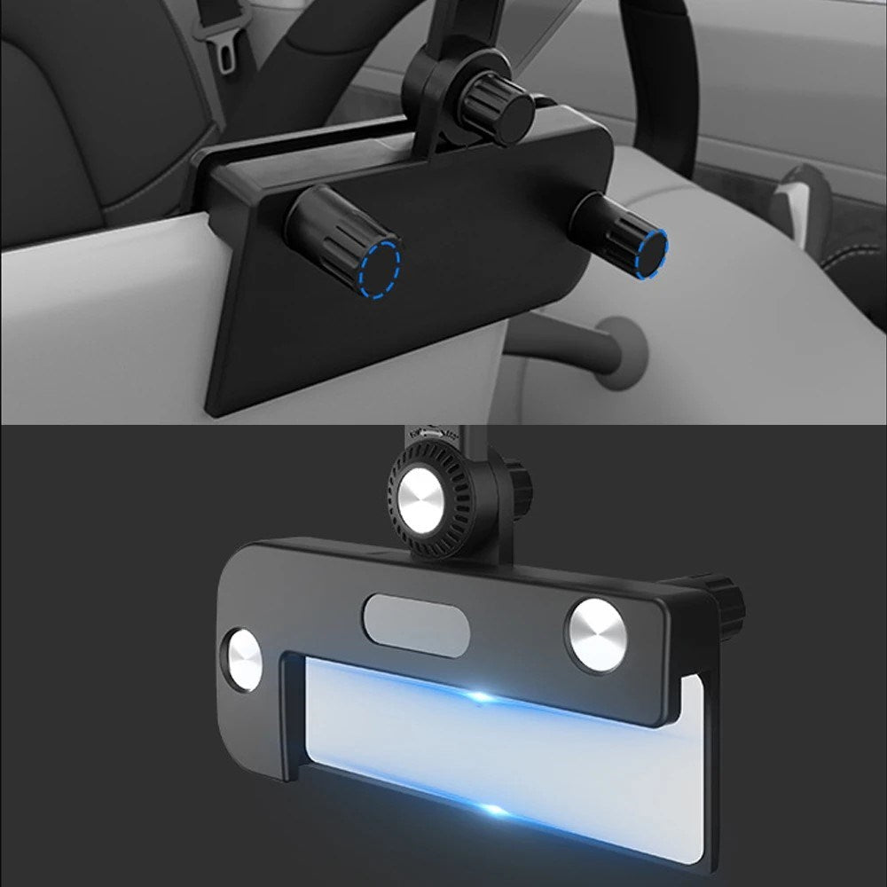 Spring-Loaded Mobile Holder for Screen - Tesla Model 3 / Model Y (2020-22) - Black