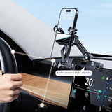 Spring-Loaded Mobile Holder for Screen - Tesla Model 3 / Model Y (2020-22) - Black