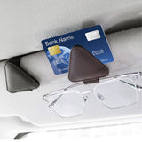 Magnet Holder for the Car's Sun Visor - Brown