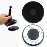 Adhesive Plate for Suction Cups - Large - Black