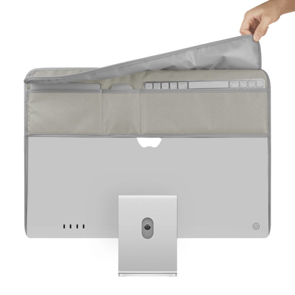 Dust-Protective Cover for iMac 24" with Storage - Silver